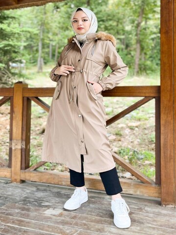 MODAMIHRAM Winter parka in Grey: front