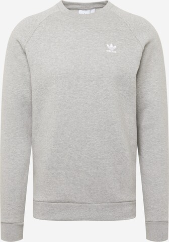 Sweat-shirt 'Adicolor Essentials Trefoil' ADIDAS ORIGINALS en gris : devant