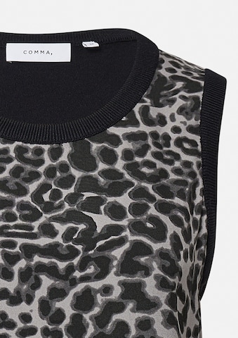 COMMA Gebreide top in Zwart