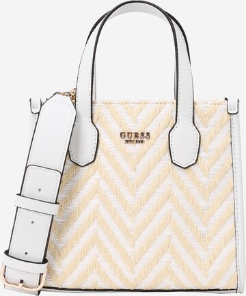 GUESS - Malas de tiracolo 'SILVANA 2' em branco: frente