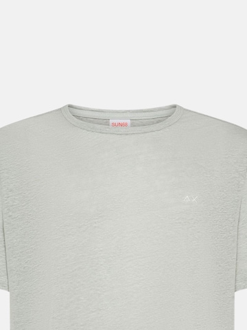 SUN68 - Camiseta 'T-SHIRT JERSEY LINEN S/S' en gris
