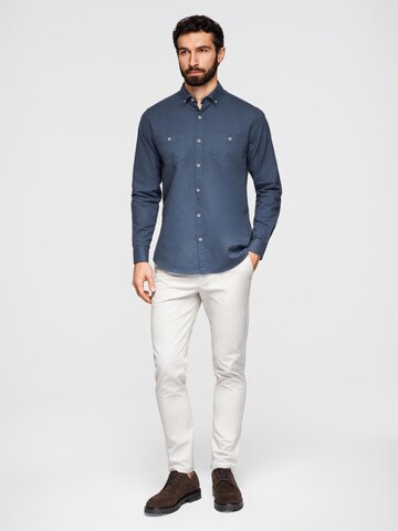 Regular fit Camicia di Ombre in blu