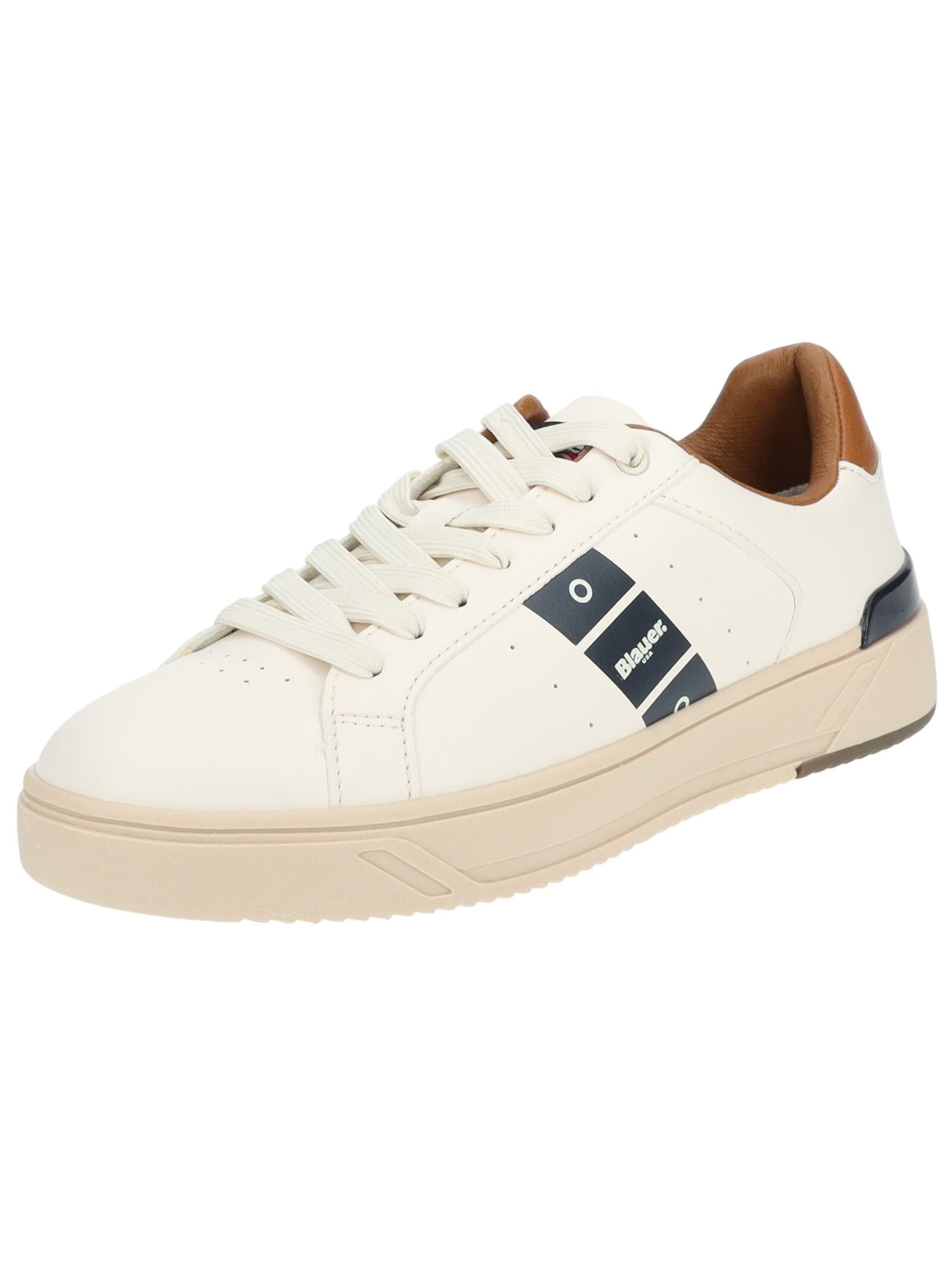 Baskets basses 'ANSON' Blauer.USA en beige : devant