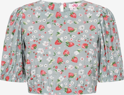 swirly Pusero värissä harmaa / vihreä / punainen / valkoinen, Tuotenäkymä