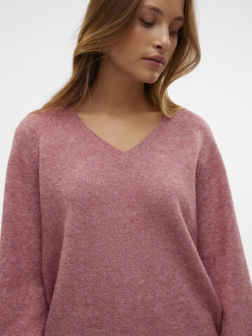 Pull-over 'LEAF' VERO MODA en rouge