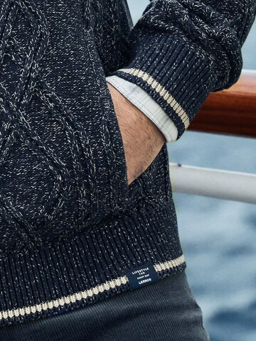 LERROS Gebreid vest in Blauw