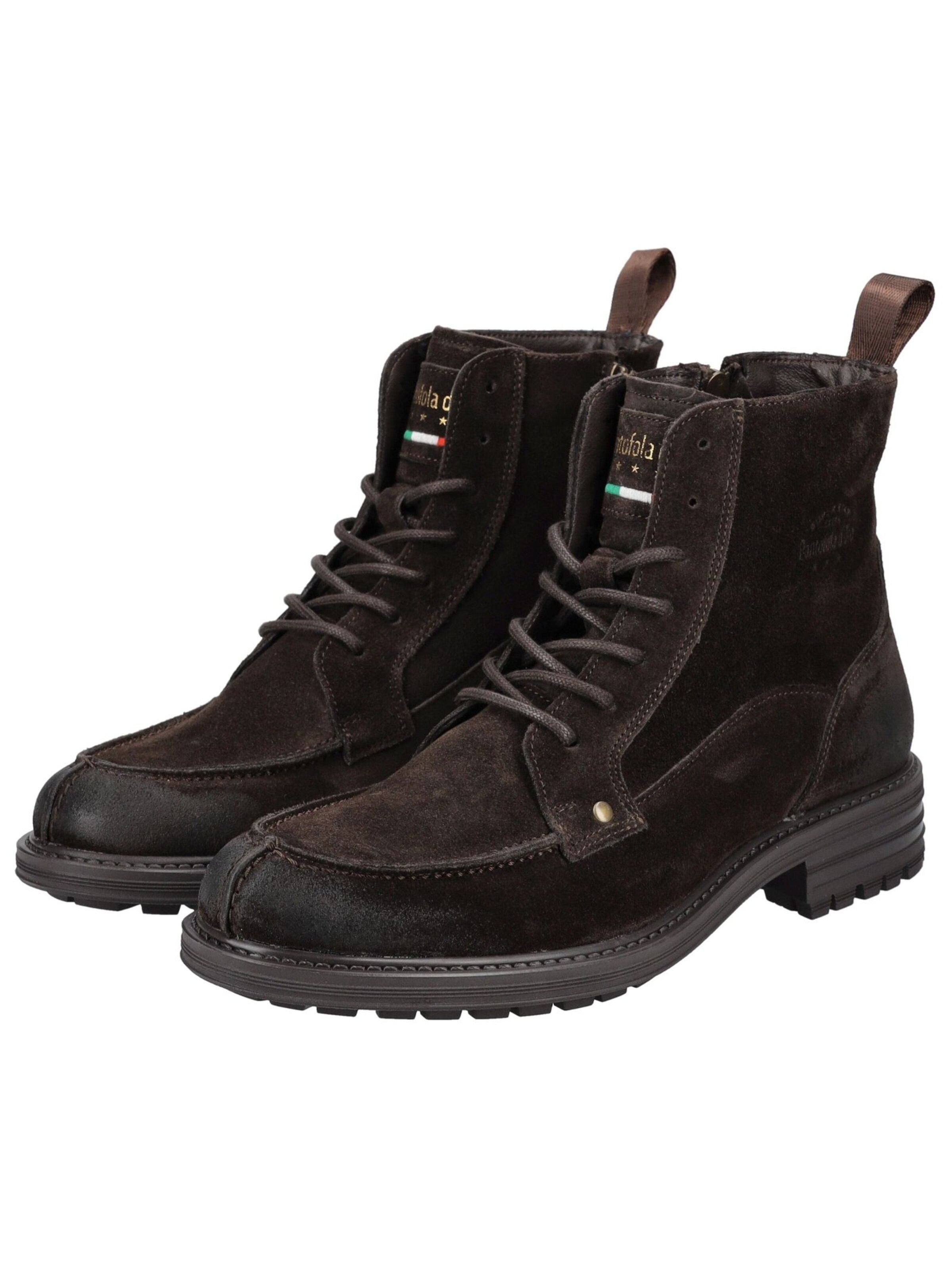 Bottes à lacets PANTOFOLA D'ORO en marron