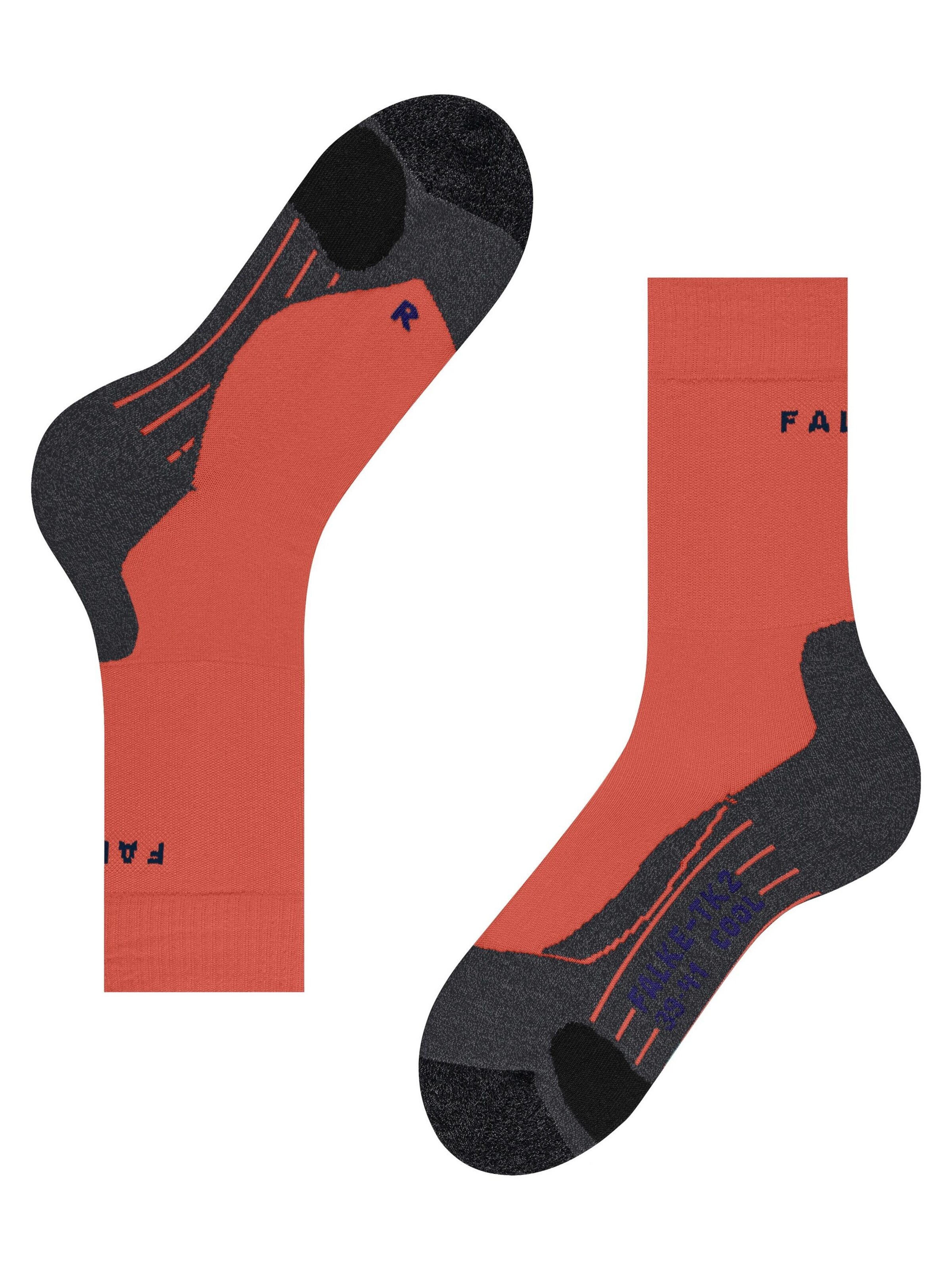FALKE Athletic Socks 'TK2 Explore Cool' in Orange