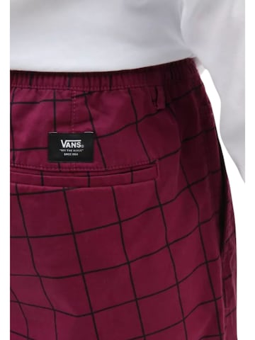 VANS Tapered Sportbroek in Rood