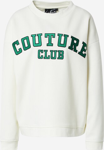 Bluză de molton de la The Couture Club pe alb: față