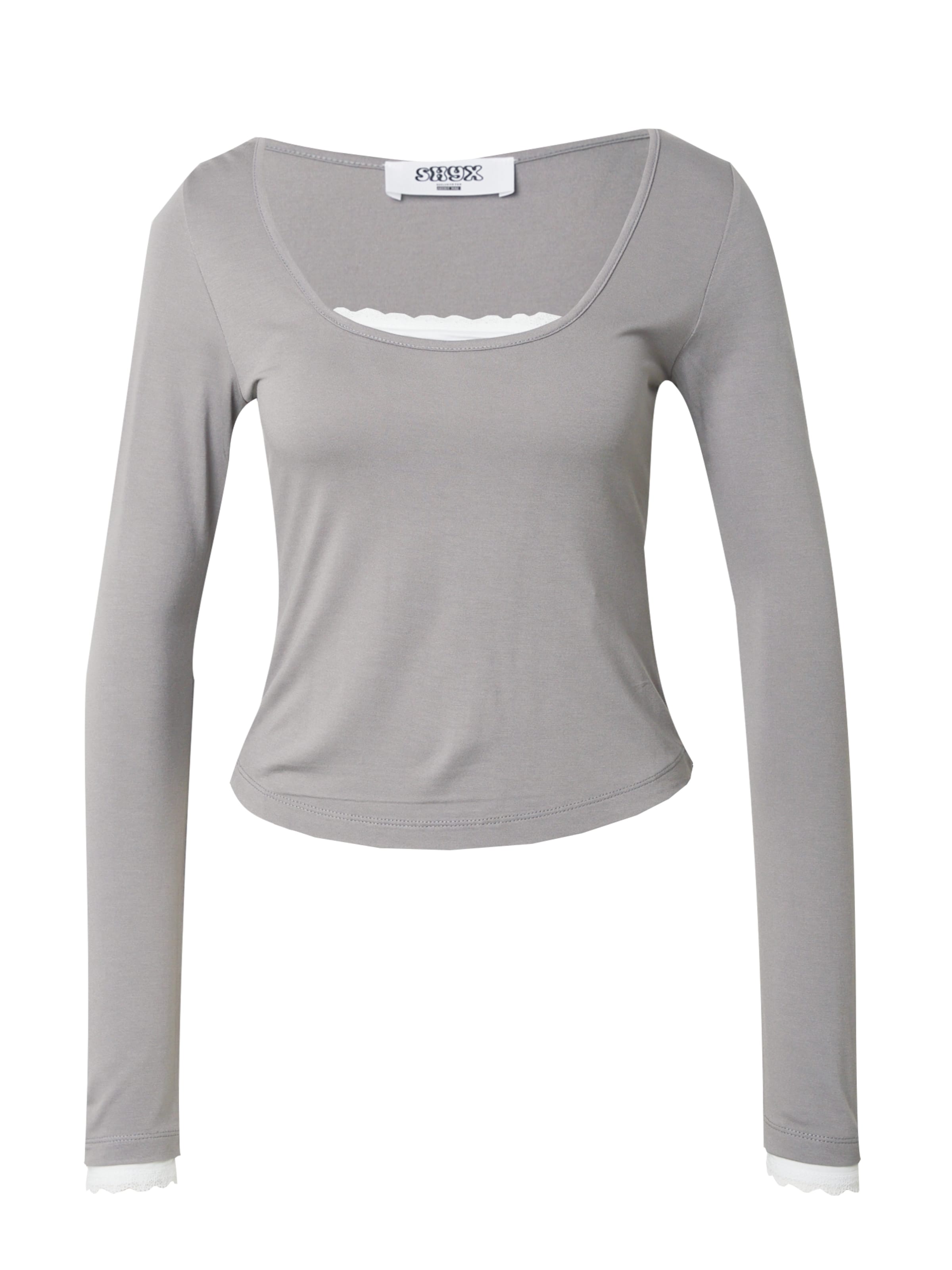 Maglietta 'Caro' di SHYX in grigio: frontale