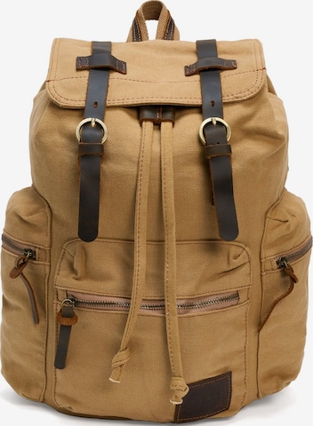 jolar Backpack 'Travel' in Yellow: front
