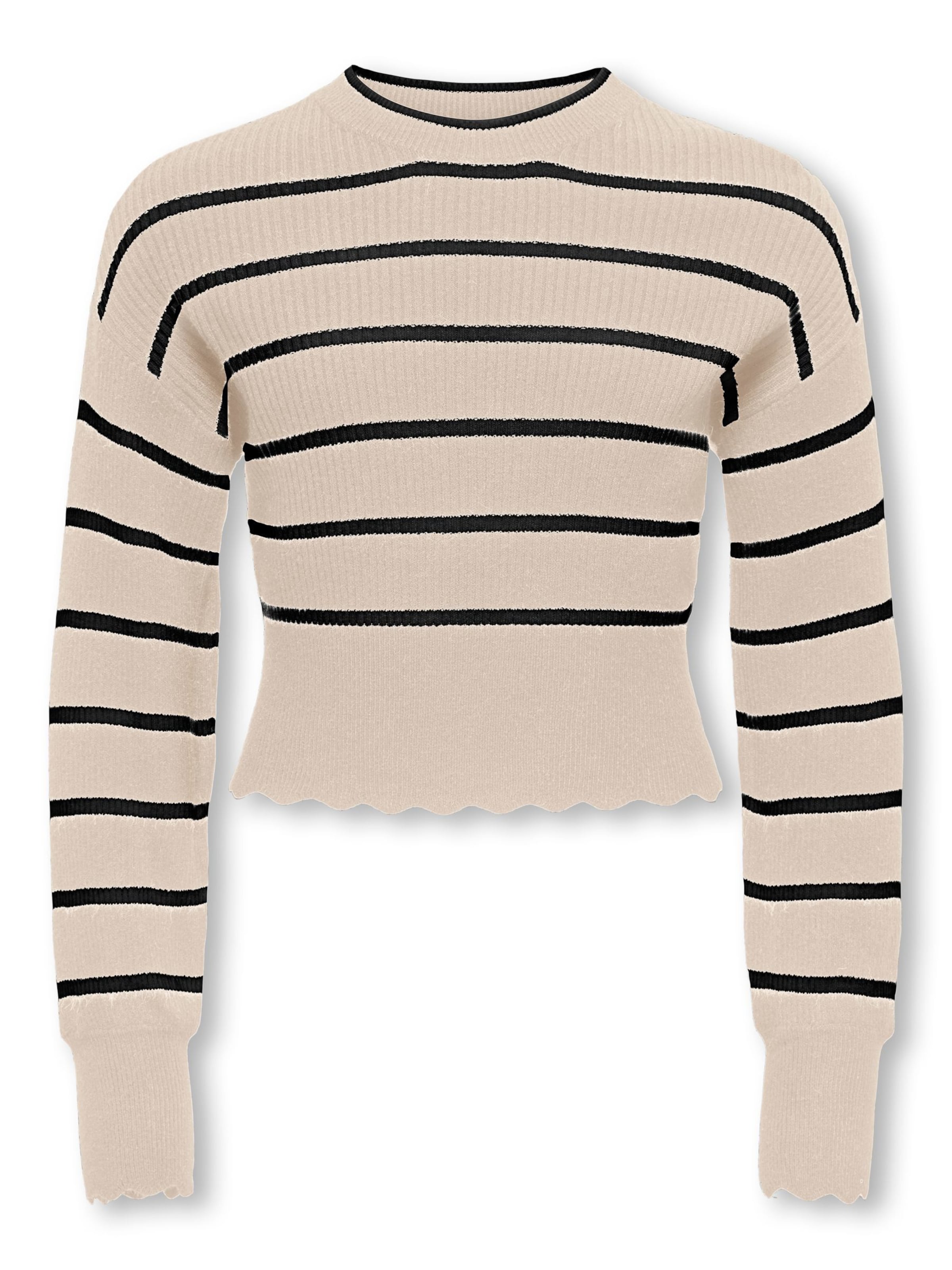 ONLY GIRLS Sweater 'KOGIBI ' in Beige: front
