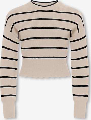 Pull-over 'KOGIBI ' ONLY GIRLS en beige : devant