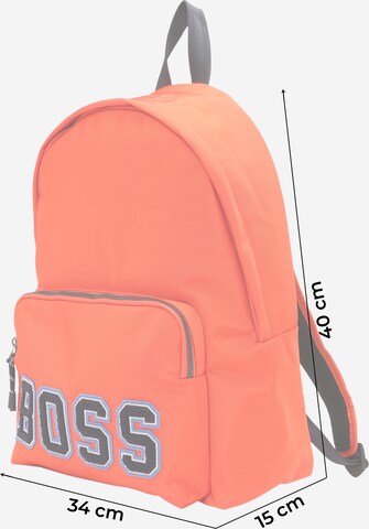 BOSS Black - Mochila 'Catch 2.0' em laranja