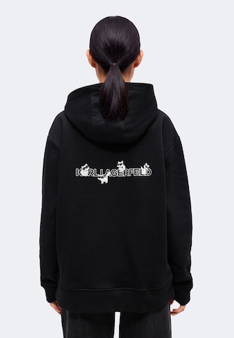 Karl Lagerfeld - Sudadera 'IKON CHOUPETTE' en negro: frente