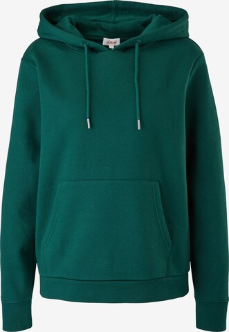 s.Oliver Sweatshirt in Grün: predná strana