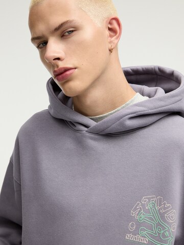 Sweat-shirt Pull&Bear en violet