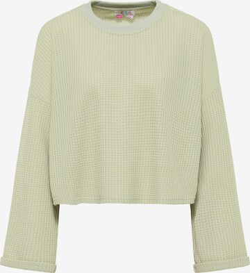 IZIA Sweatshirt in Groen: voorkant