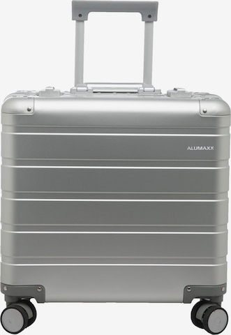 Valise de pilote ALUMAXX en argent : devant