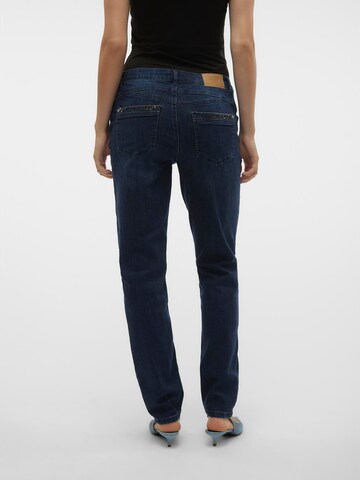 VERO MODA Regular Jeans 'Mine' in Blauw