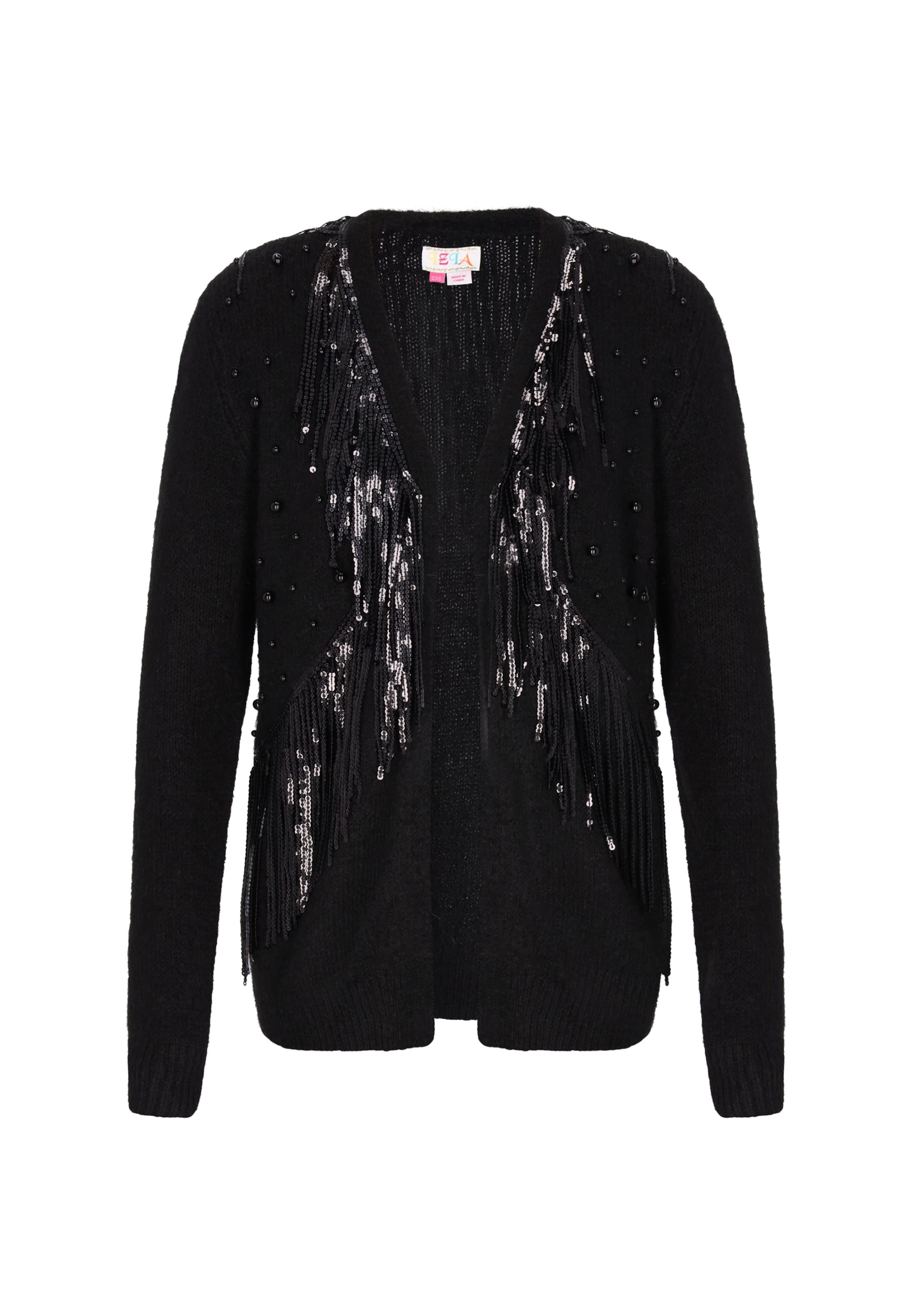 Cardigan IZIA en noir : devant