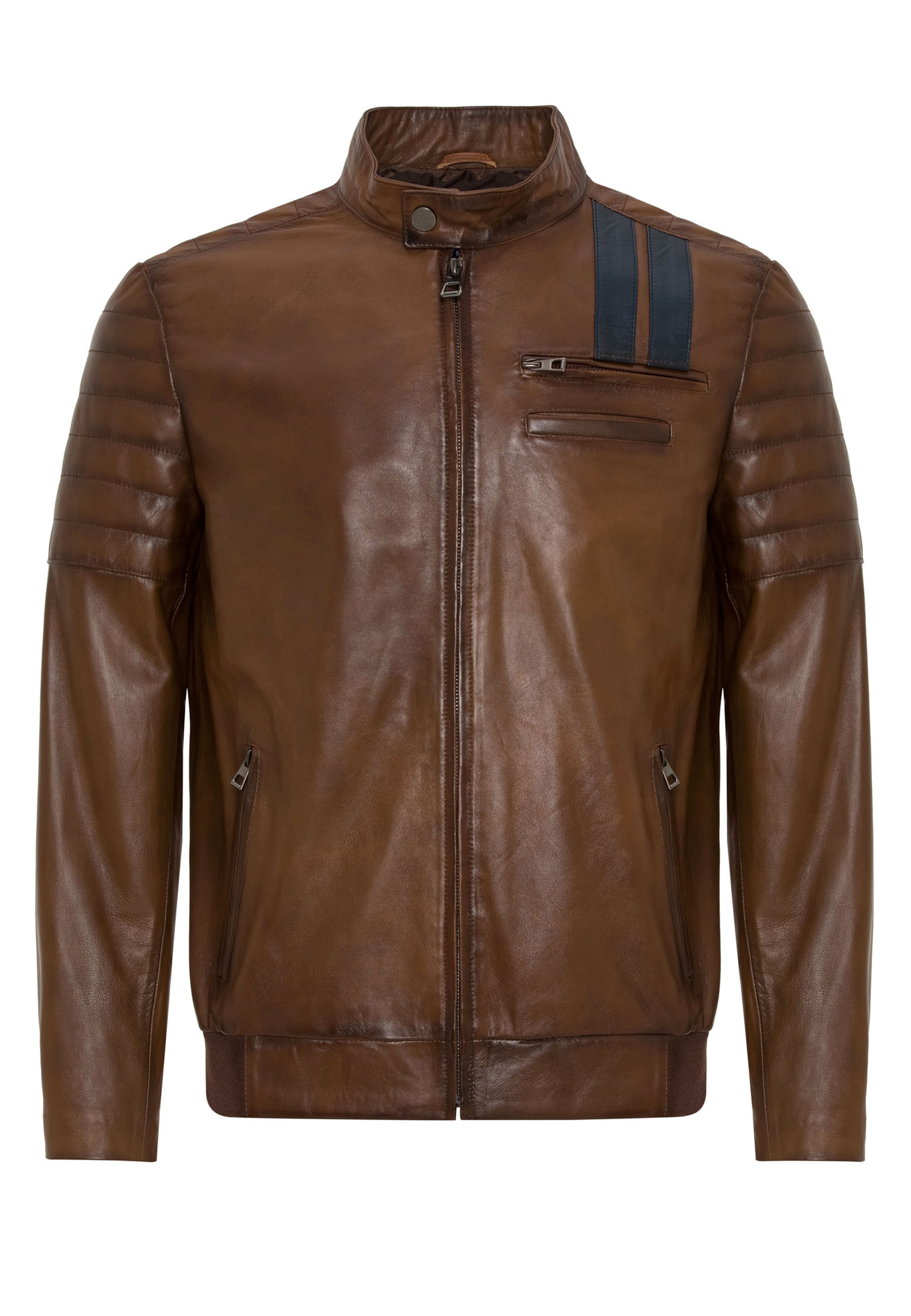 Jimmy Sanders Jacke in Braun: Vorderseite