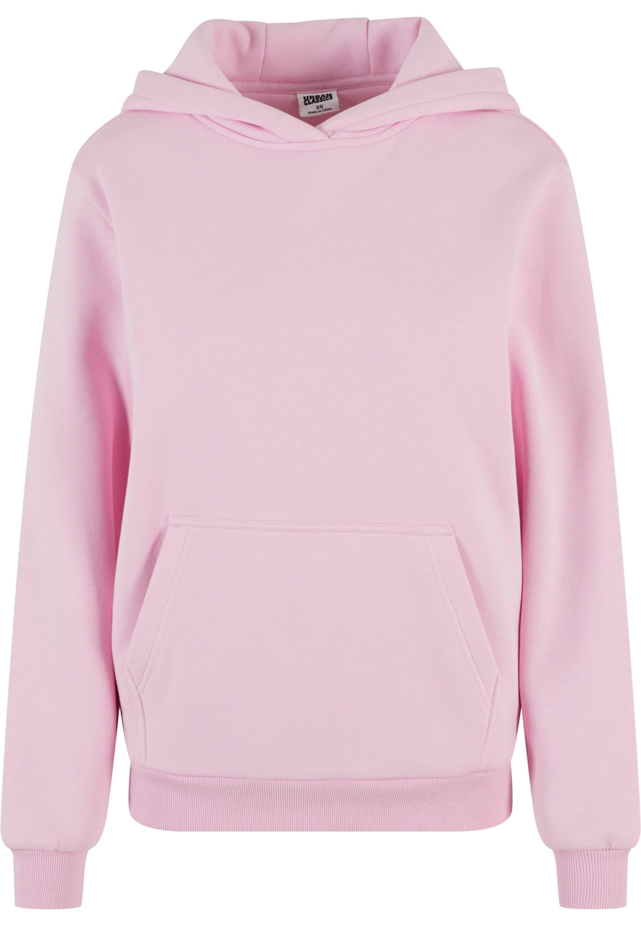 Urban Classics - Sudadera 'Fluffy' en rosa: frente