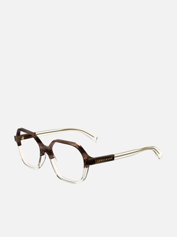 Longchamp - Gafas de sol 'Longchamp LO2740 N Striped peach/sand 53/15/140 WOMAN Eyewear Frame' en naranja: frente