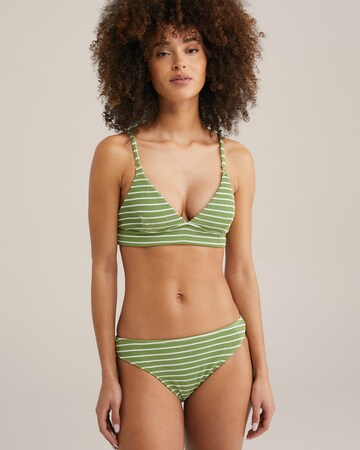 Triangolo Top per bikini di WE Fashion in verde: frontale