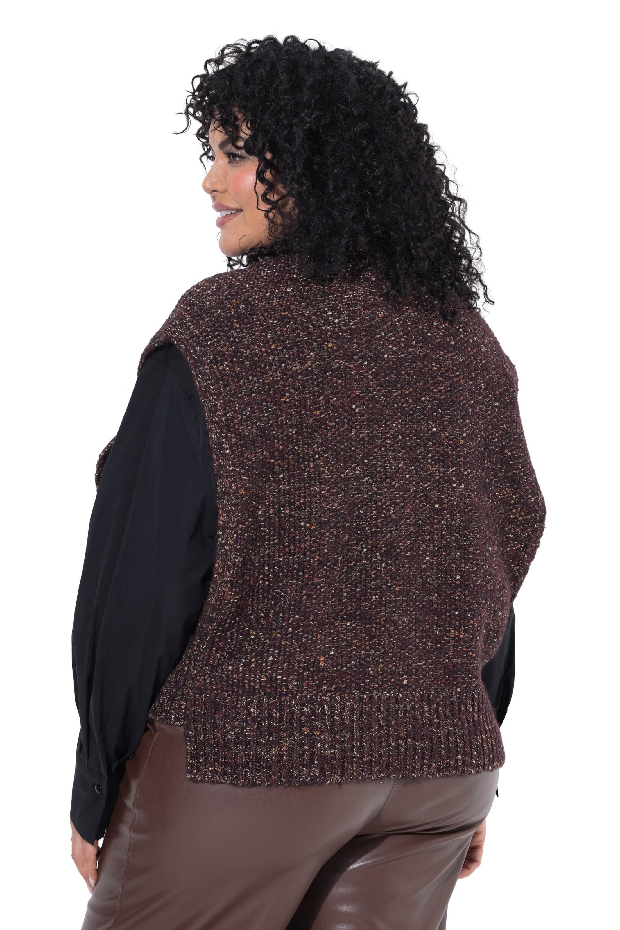 Ulla Popken Pullover in Braun