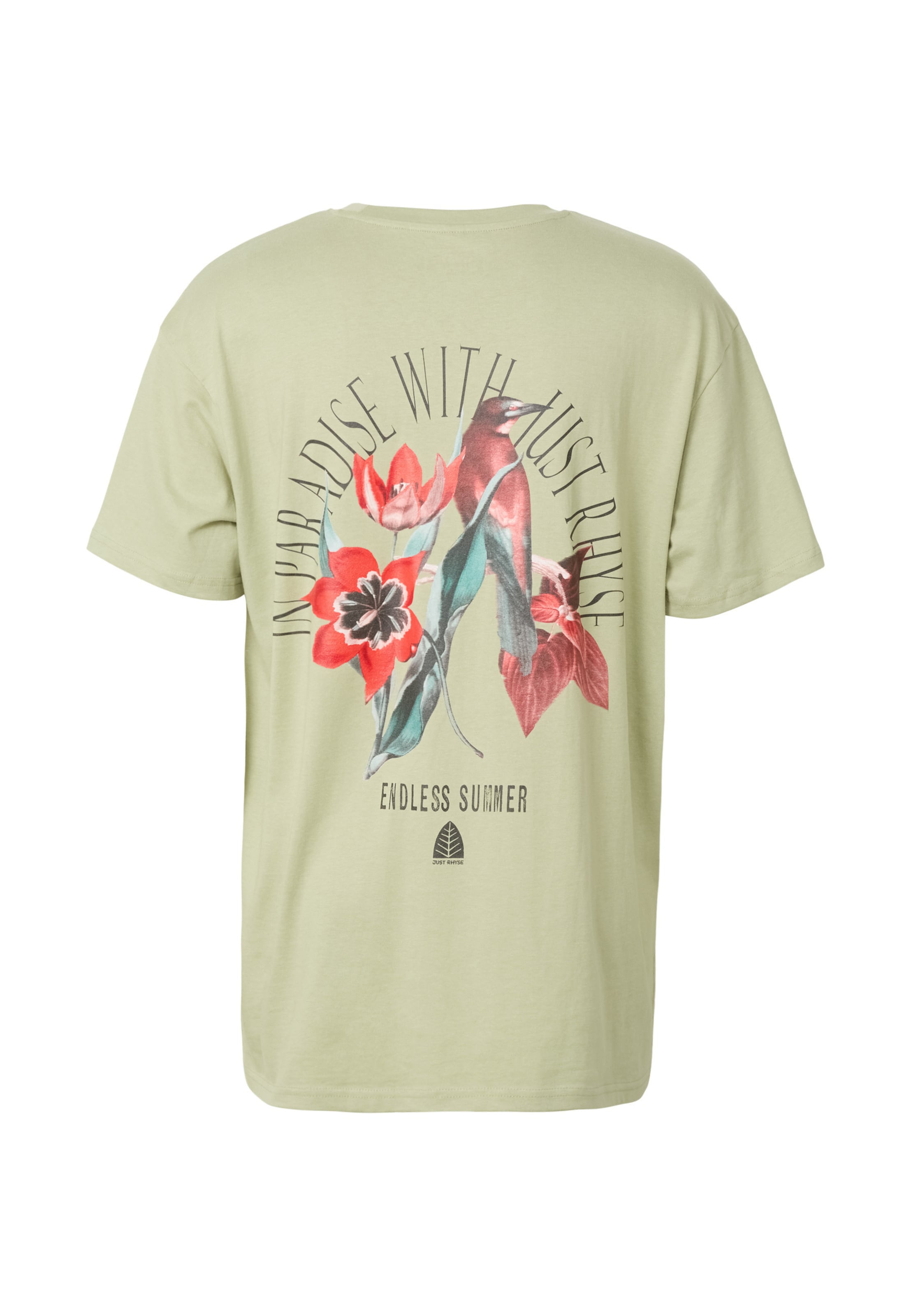 T-Shirt 'Paradise Bird' Just Rhyse en vert