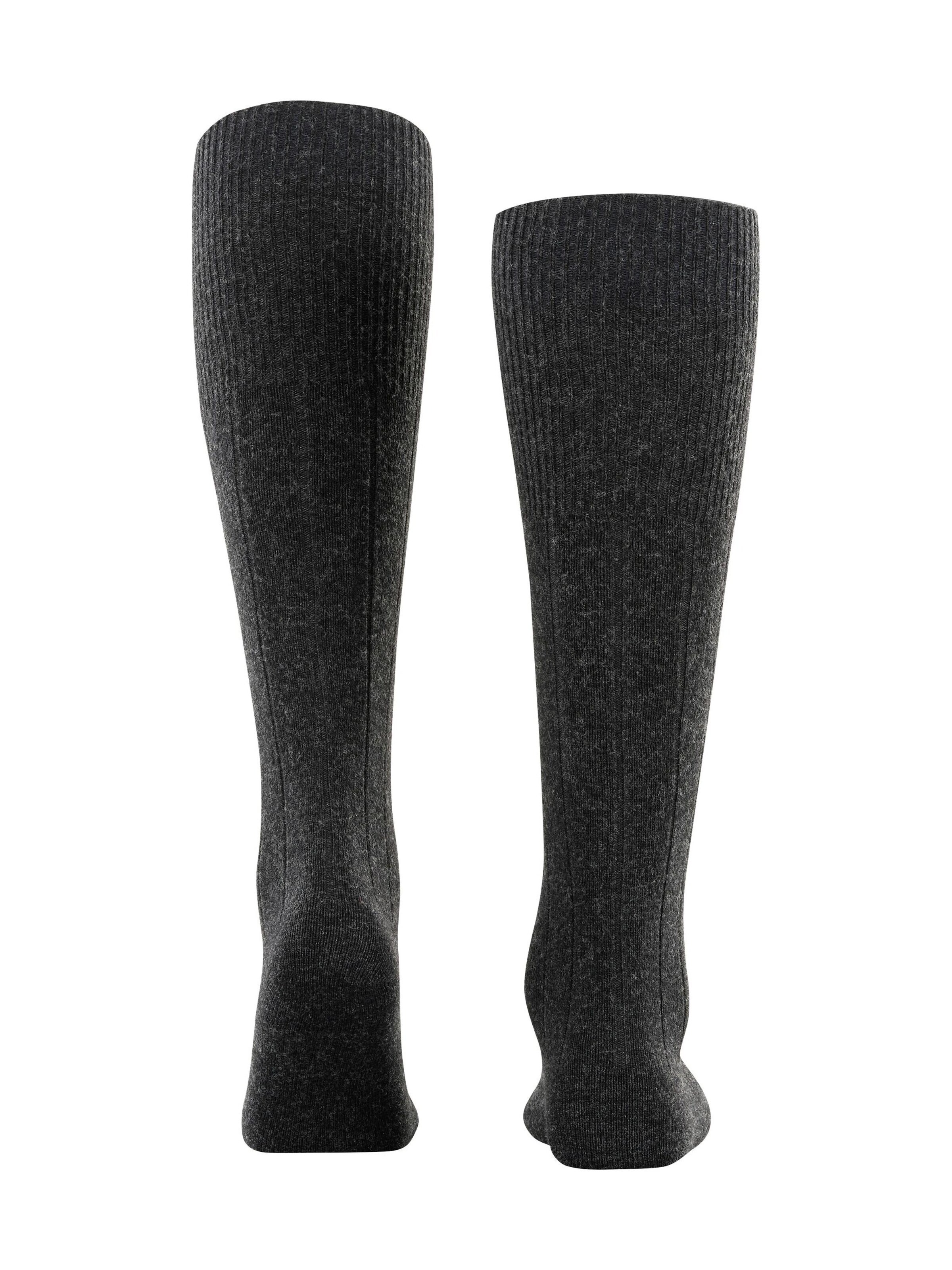 FALKE Knee High Socks 'Lhasa Rib' in Grey