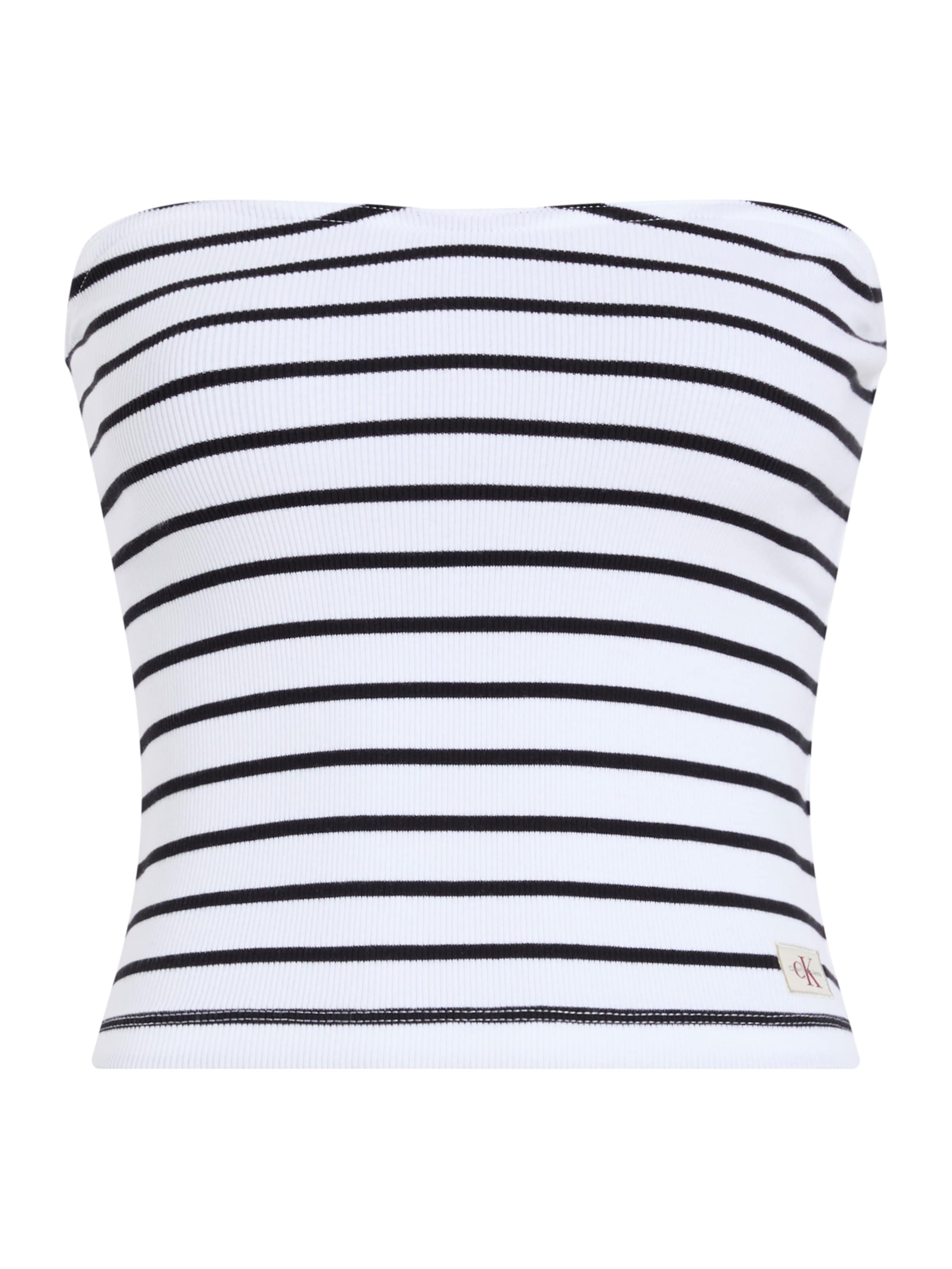 Calvin Klein Jeans Τοπ σε λευκό: μπροστά