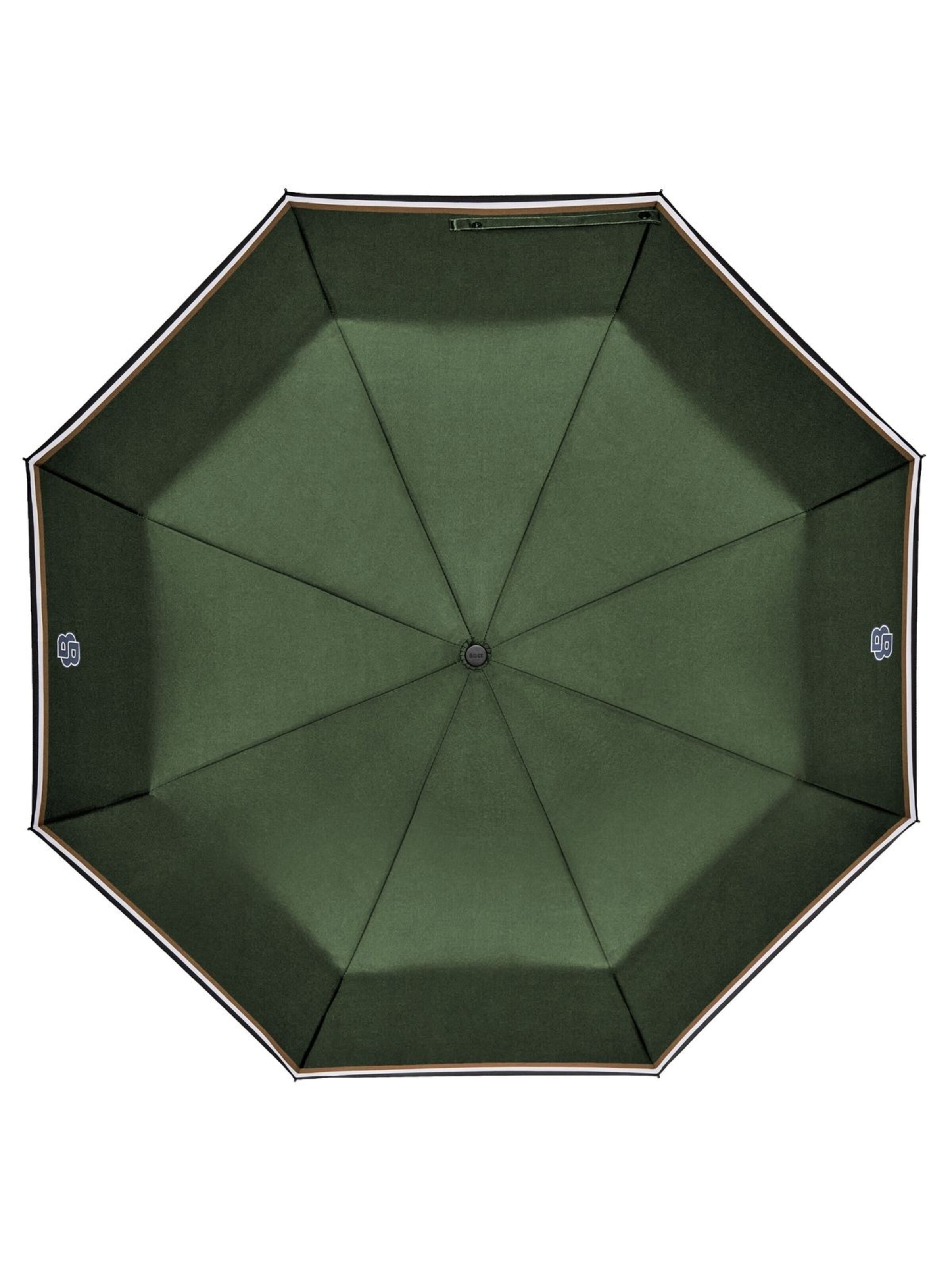 BOSS Paraplu 'Pocket umbrella Varsity' in Zwart