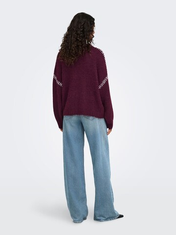 Pull-over 'JDYZoey' JDY en rouge
