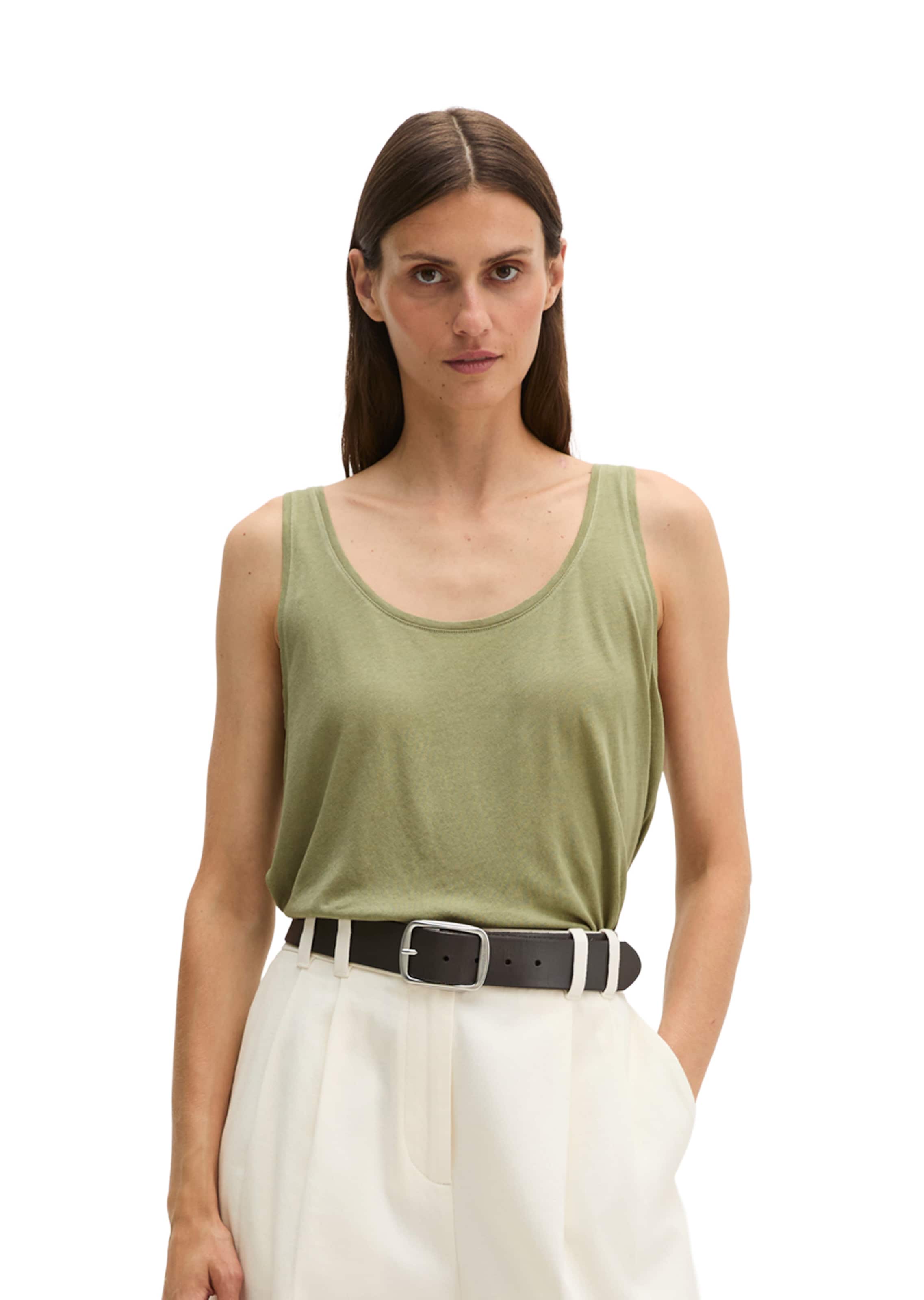 Marc O'Polo Top in Grün: Vorderseite
