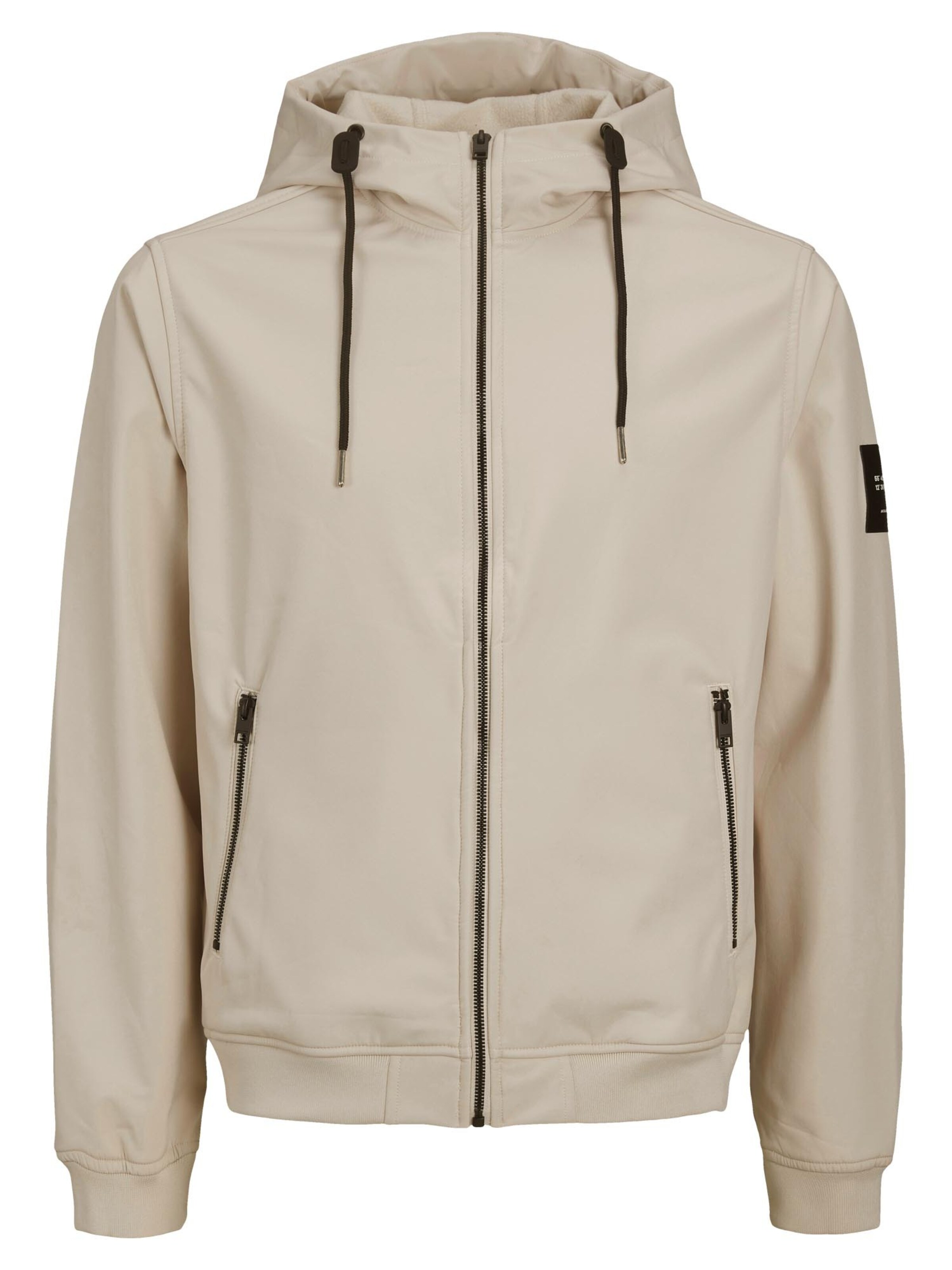 JACK & JONES Übergangsjacke 'Basic'‌‌ in Beige: Vorderseite