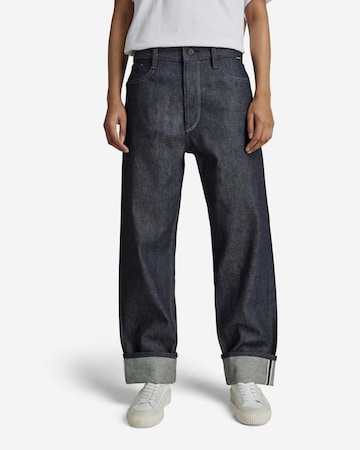 Loosefit Jean G-Star RAW en bleu : devant