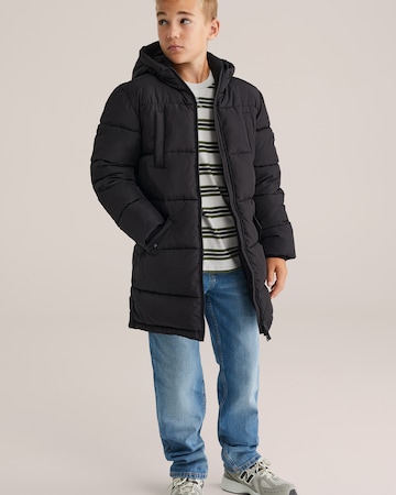 WE Fashion Зимняя куртка в Черный