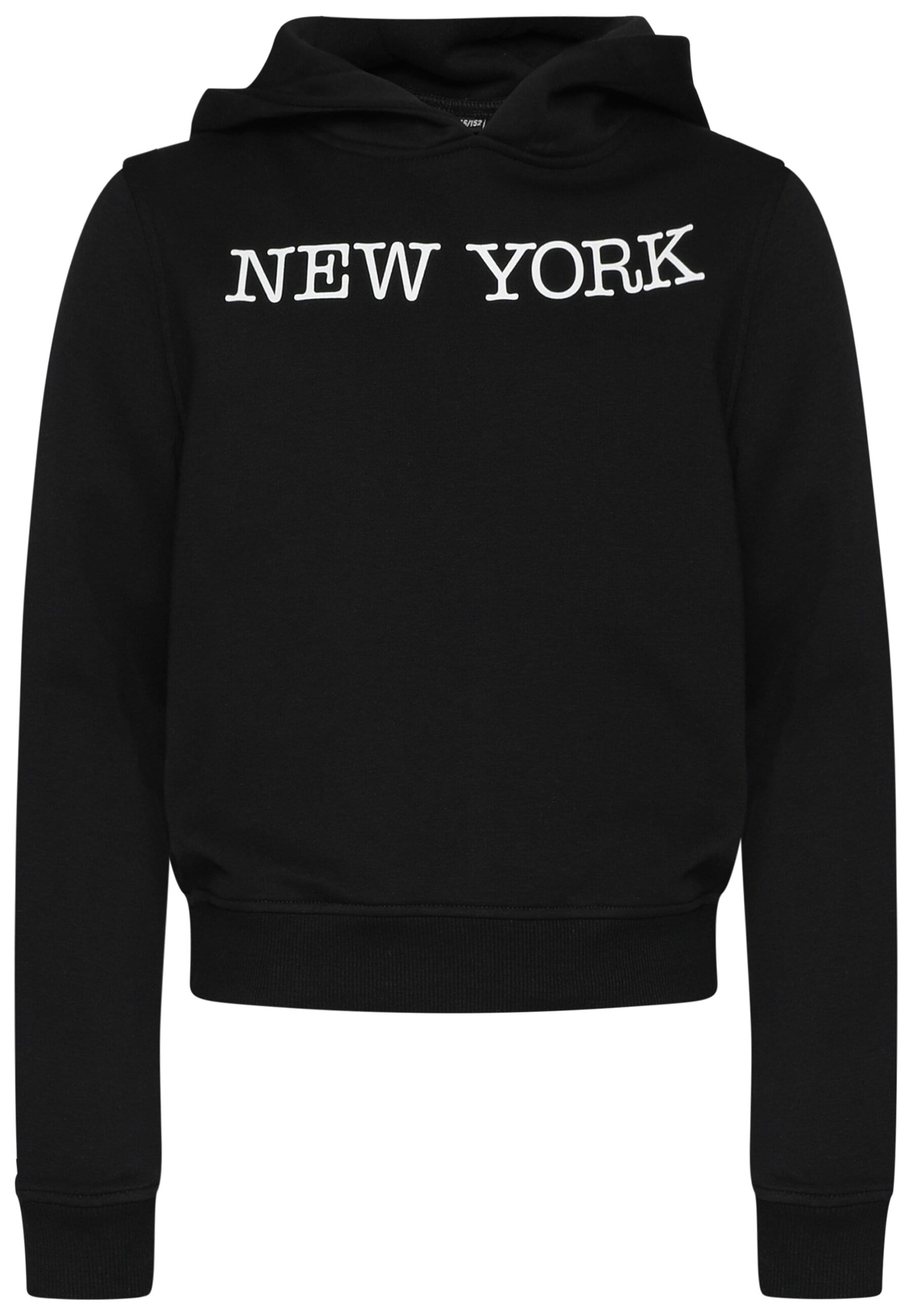 Felpa 'Los Angeles & New York' di Urban Classics in nero