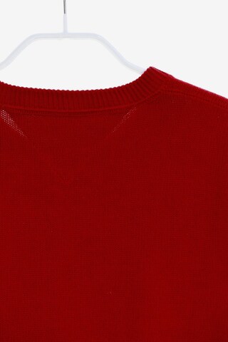 TOMMY HILFIGER Baumwoll-Pullover S in Rot
