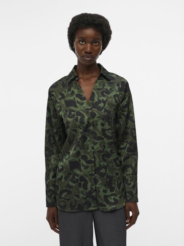 Camicia da donna 'SARAH' di OBJECT in verde: frontale