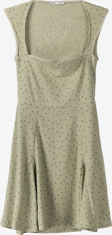 Bershka Dress in Beige: front