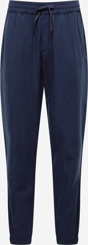 Les Deux Loosefit Broek 'Otto' in Blauw: voorkant