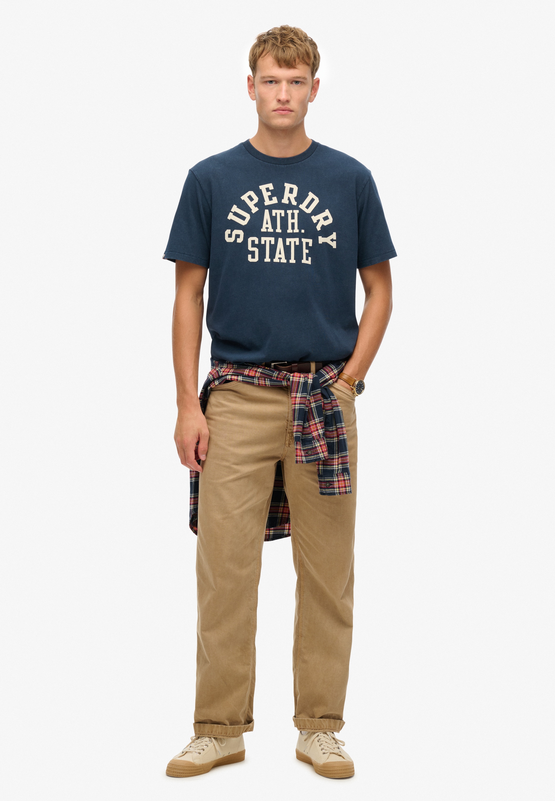 Superdry Shirt in Blauw