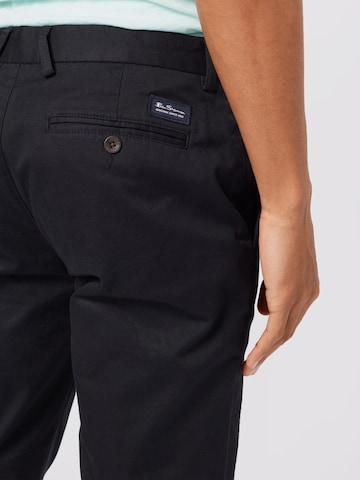 Ben Sherman Normální Chino kalhoty – černá