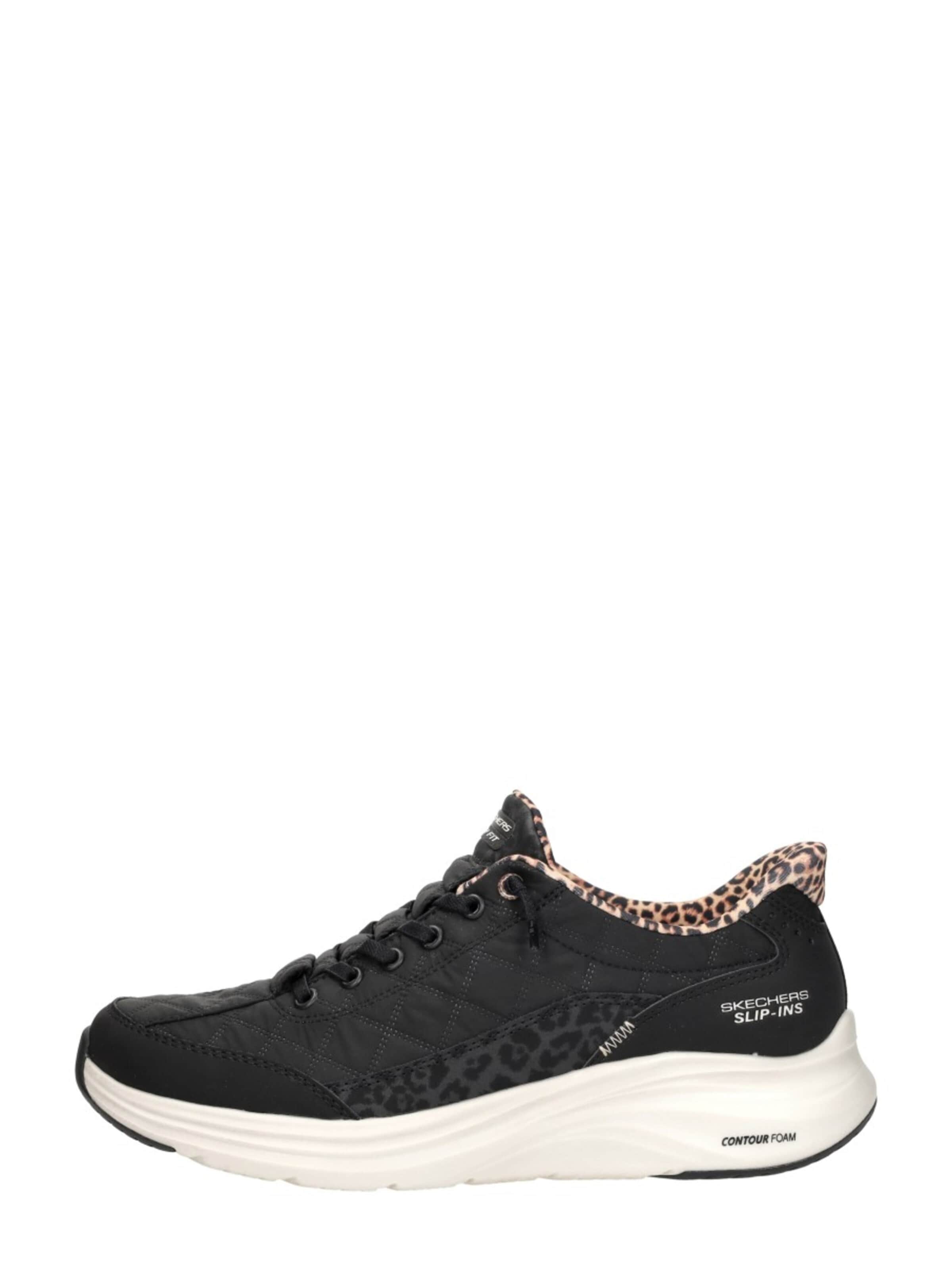 SKECHERS Sneakers laag 'Slip-Ins: Contour Foam' in Zwart: voorkant