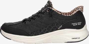 SKECHERS Platform trainers 'Slip-Ins: Contour Foam' in Black: front
