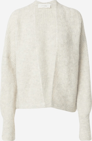 AMERICAN VINTAGE Gebreid vest 'East' in Grijs: voorkant